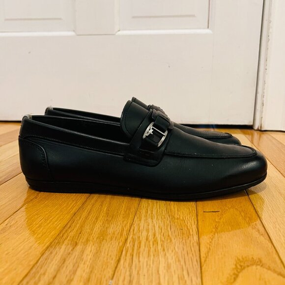 Salvatore Ferragamo Mens Shoes Loafers Black US Size 8.5 - Picture 2 of 16